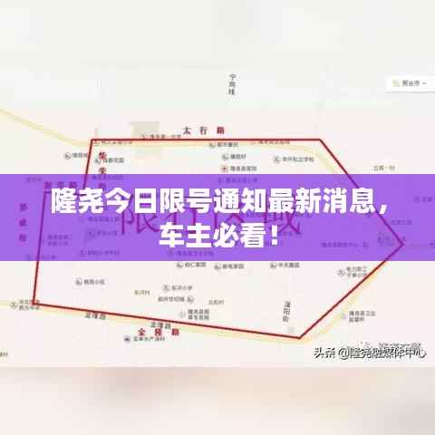 隆尧今日限号通知最新消息,车主必看!